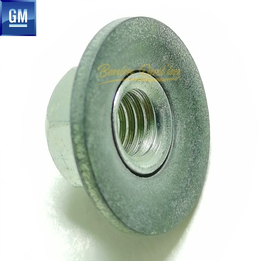 Hex Nut M8 with Washer Opel Astra G H, Zafira A B, Corsa C D, Tigra B, Meriva A, Vectra B GM Genuine 2066166 - 11092951