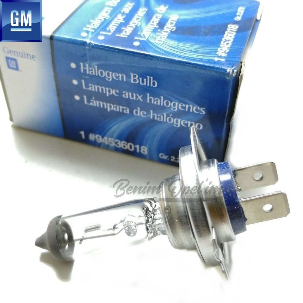 Dipped Headlight Bulb H7 12/55W Opel Antara, Chevrolet Epica V250, Lacetti, Captiva C100 GM Original 94536018 - 4808896