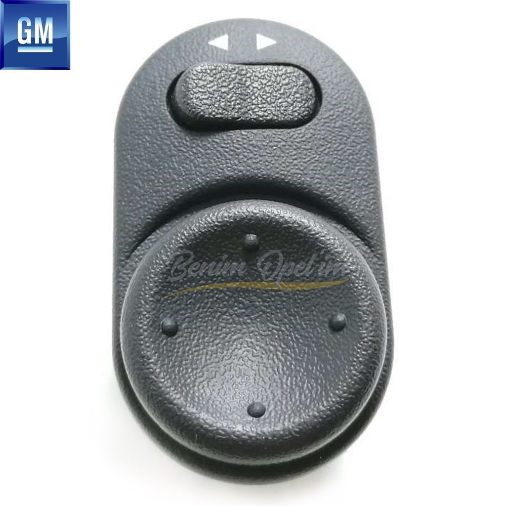 Outside Rear View Mirror Adjustment Knob Black Opel Corsa C, Corsa D, Meriva A GM Genuine 6240489 - 24411034