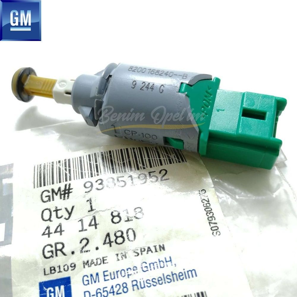 Product Code : 4414818 - Opel Vivaro A, Renault Trafic Clutch Switch (Bushed) GM Genuine 4414818 - 93851952