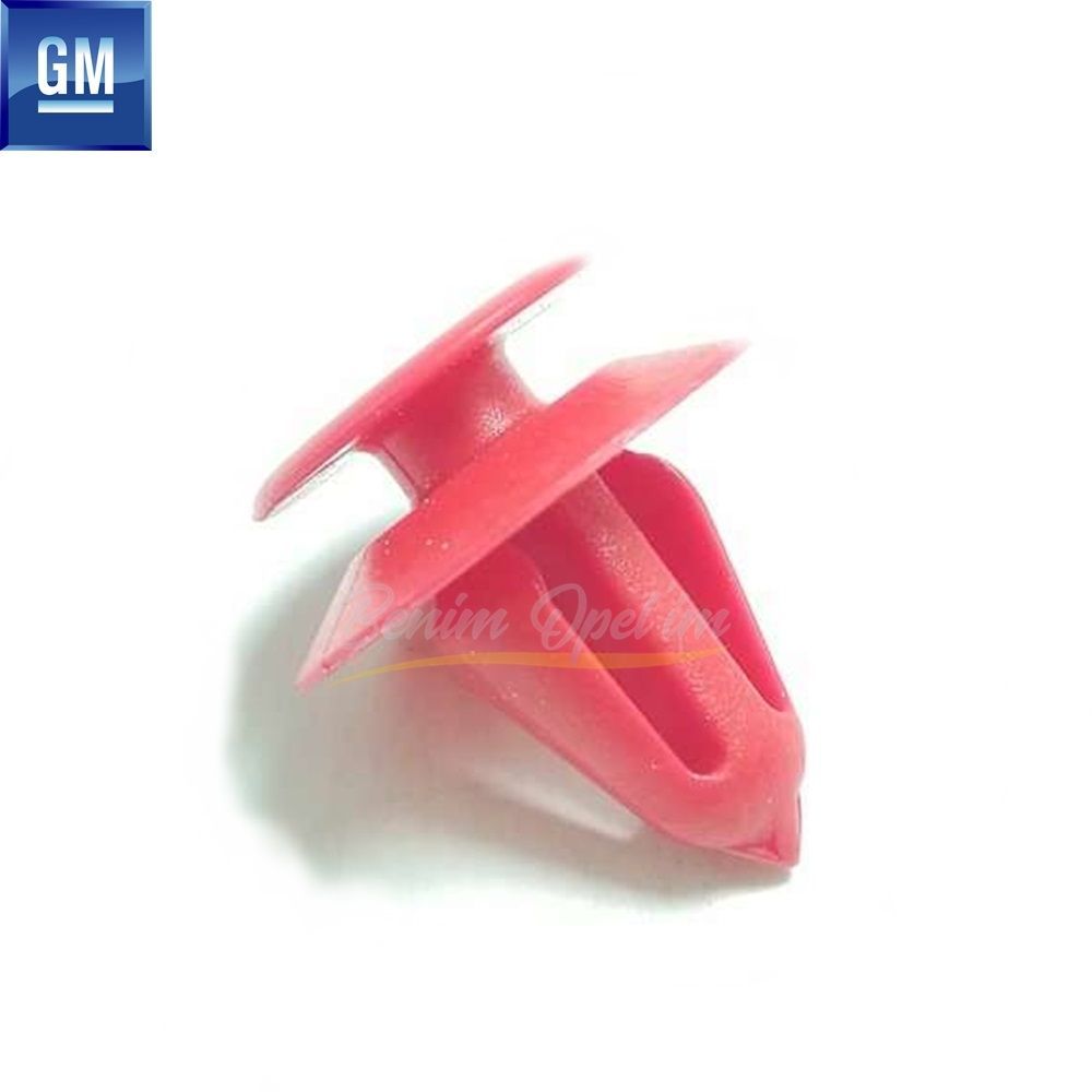 Door Trim Clip Red Opel Vectra C, Tigra B, Astra F, Omega A, Meriva A GM Genuine 2345959 - 93183998