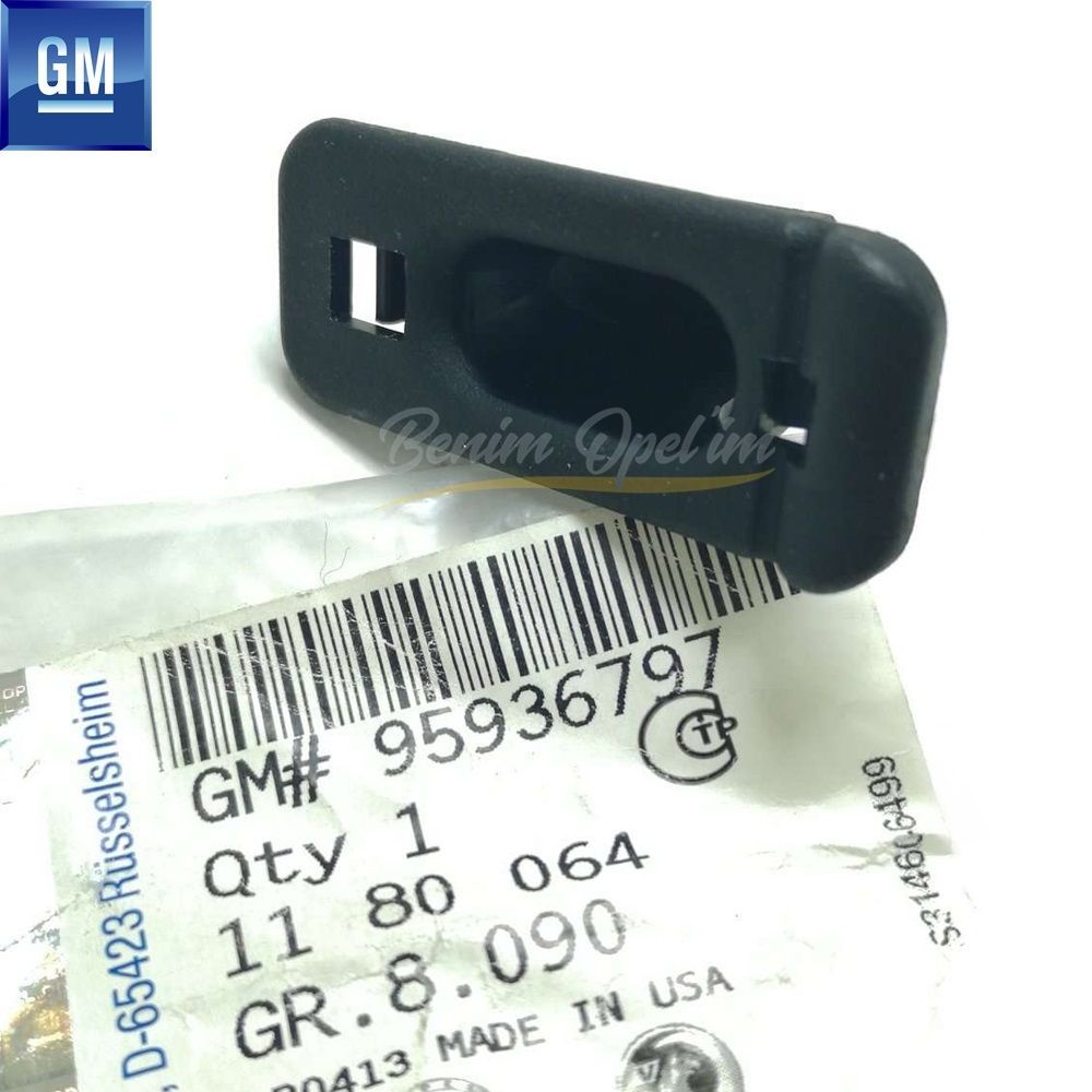 Product Code : 95936797 - Bonnet Iron Top Clip Black Opel Mokka, Chevrolet Trax, Aveo T300 GM Original 95936797 - 9458061