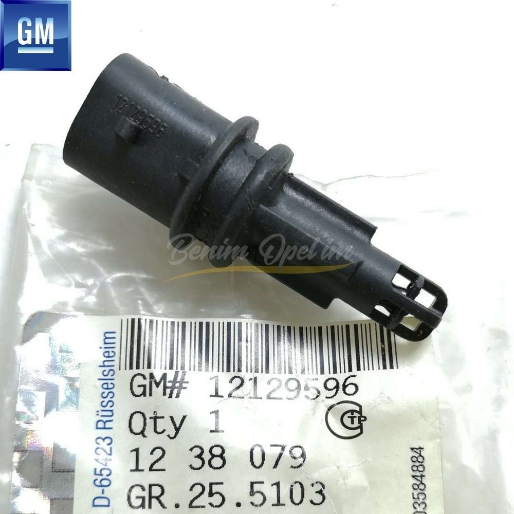 Product Code : 1238079 - Air Temperature Sensor 1.0/1.2/1.2/1.4/1.6/1.8 Opel Astra F G H, Vectra B C, Corsa B C D, Meriva A, Zafira A B, Tigra A, Chevrolet Cruze GM Genuine 1238079 - 12129596