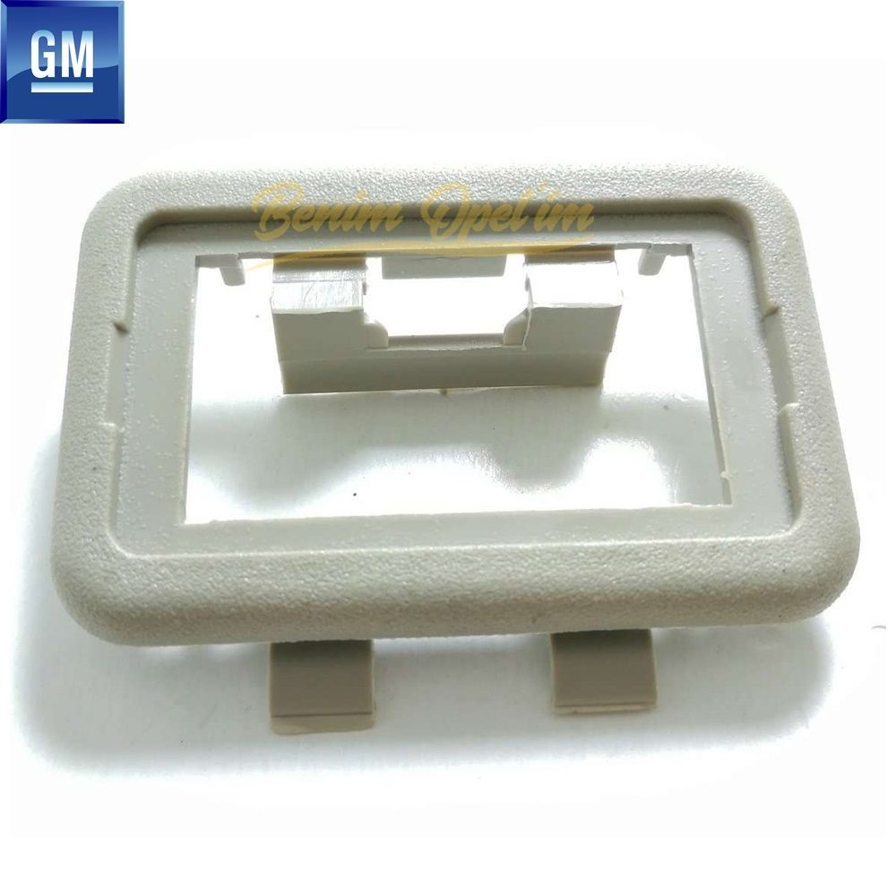 Roof Lamp Bracket Bezel Cream Opel Astra F, Astra G, Omega B, Vectra B, Zafira A GM Genuine 1230840 - 90438874