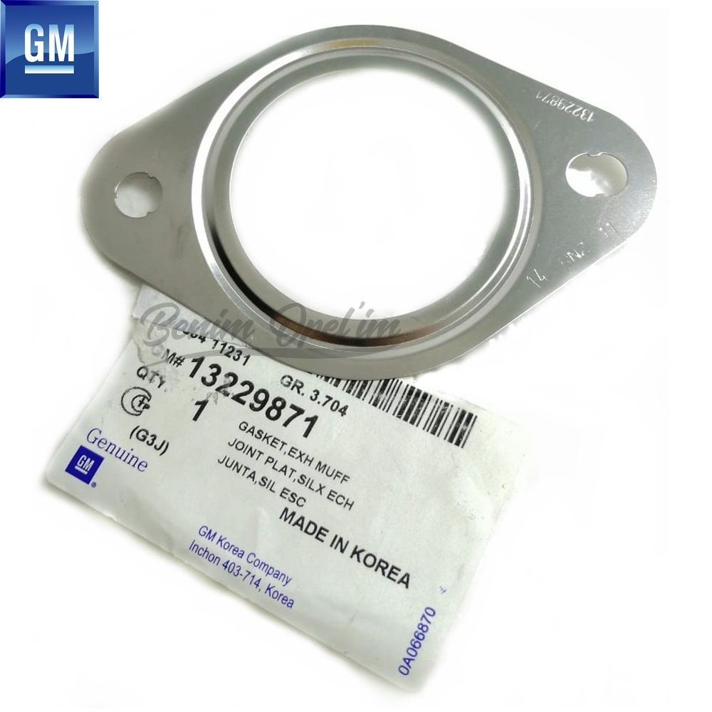 Product Code : 13229871 - Front Exhaust Throat Gasket 1.4/1.6/1.8 Opel Astra J, Insignia A, Zafira C, Cruze GM Genuine 13229871 - 854475