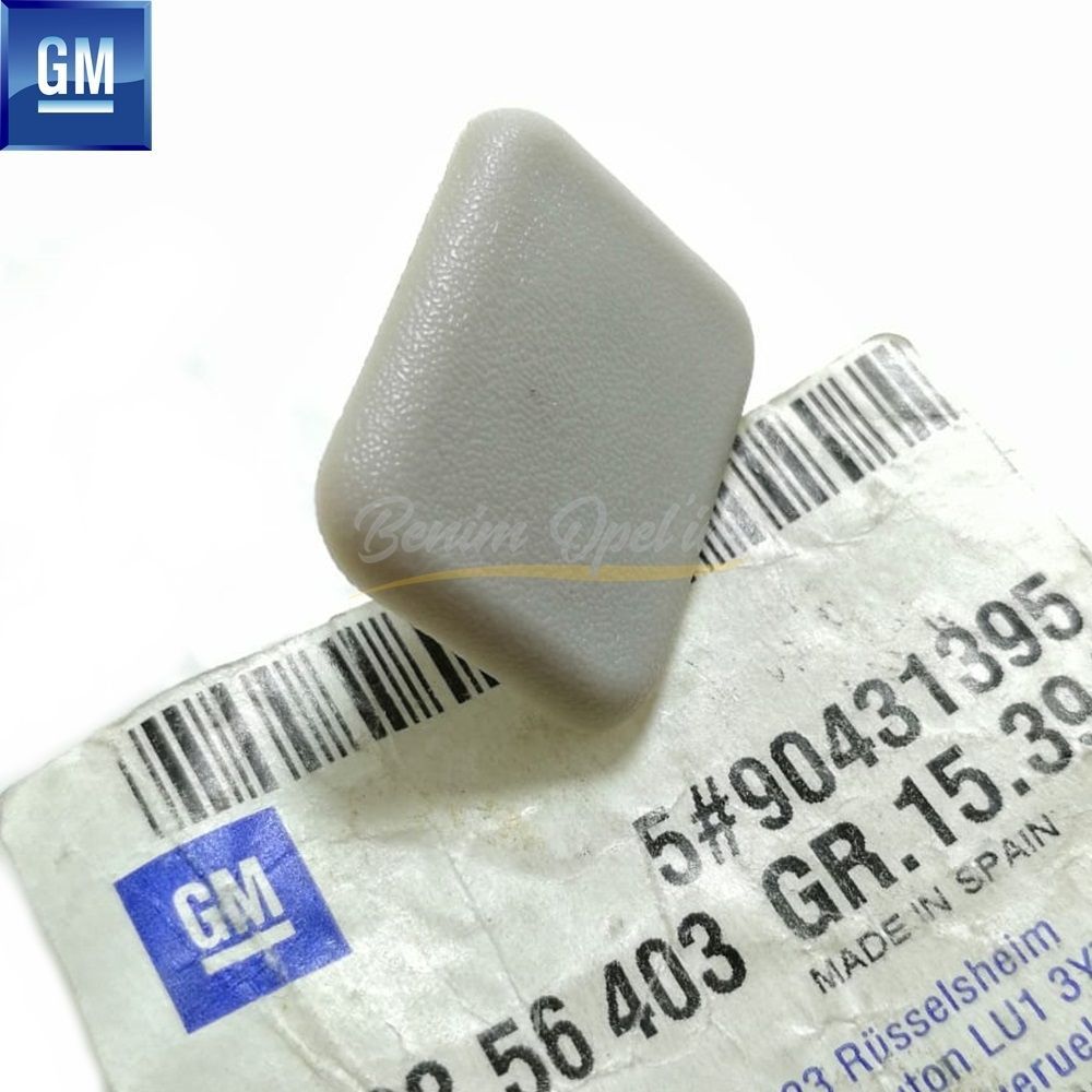 Product Code : 2356403 - Roof Handle Trim Clip Light Grey Opel Corsa B, Tigra A, Vectra B GM Genuine 2356403 - 90387476