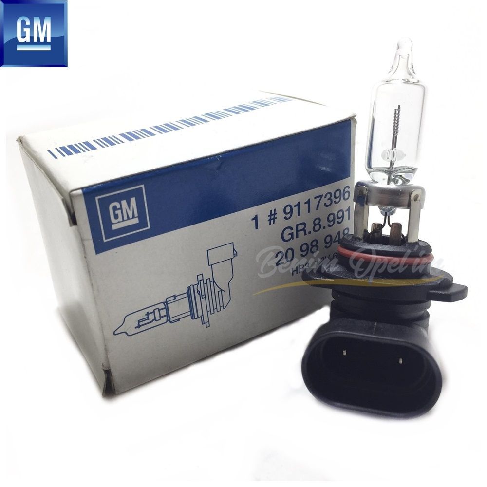 Opel Astra G, Zafira A High Beam Bulb Hb3 12V/60W GM Original 2098948 - 9117396