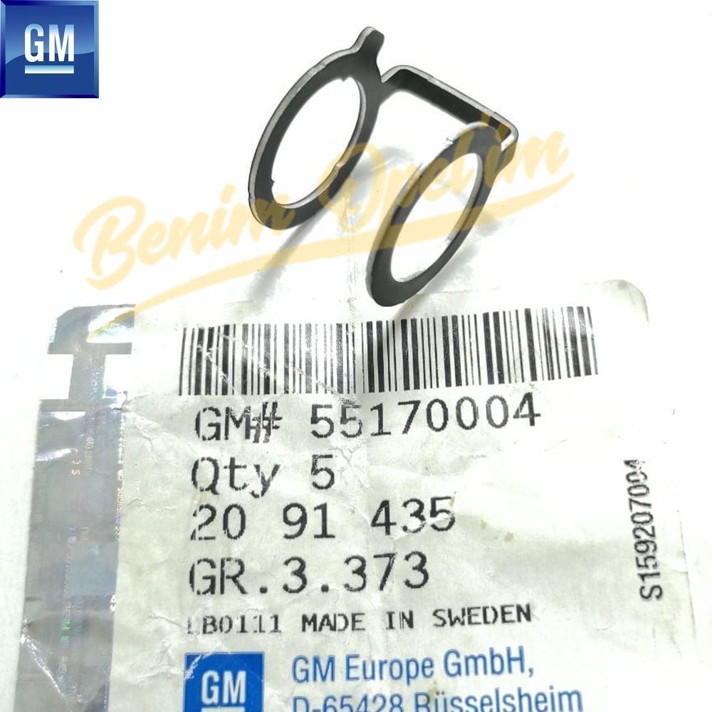 Opel Vectra C, Insignia A Coolant Pipe Gasket 2.8 GM Genuine 2091435 - 55170004