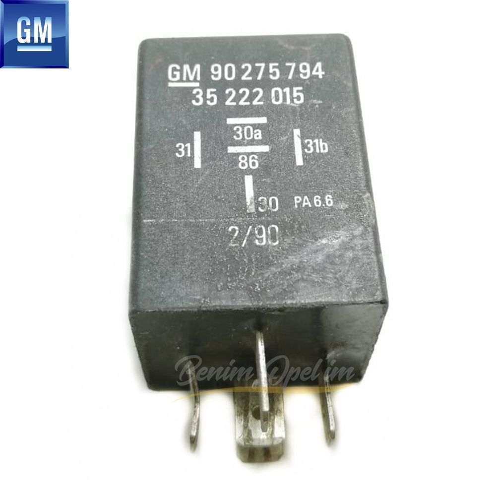 Abs Rolesi 5 Plug Black Opel Calibra, Omega A, Vectra A GM Genuine 1238610 - 90275794