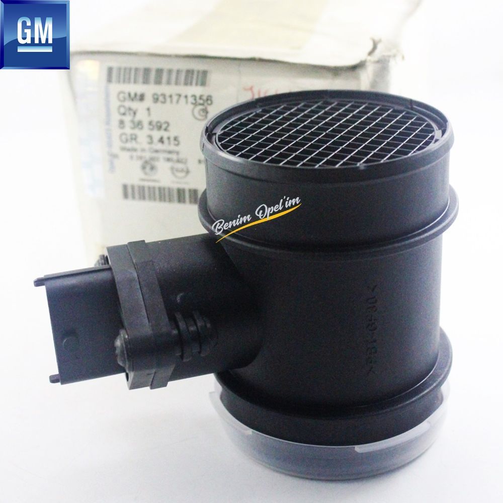 Product Code : 836592 - Air Flow Meter X20DTH Y17DT Opel Astra G, Zafira A, Corsa C, Omega B, Vectra B GM Original 836592 - 93171356