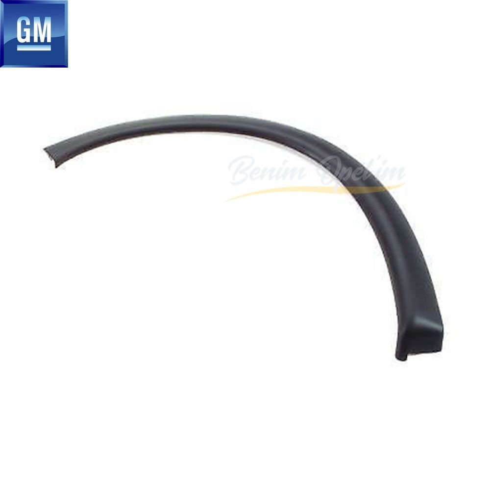 Opel Corsa B Gsi Right Front Fender Outer Bakelite Black GM Original 1102862 - 90429524