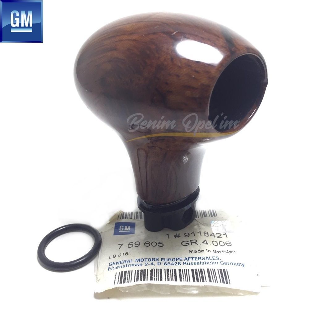 Product Code : 759605 - Opel Astra G, Zafira A Wooden Automatic Gear Shift Knob GM Genuine 759605 - 9118421