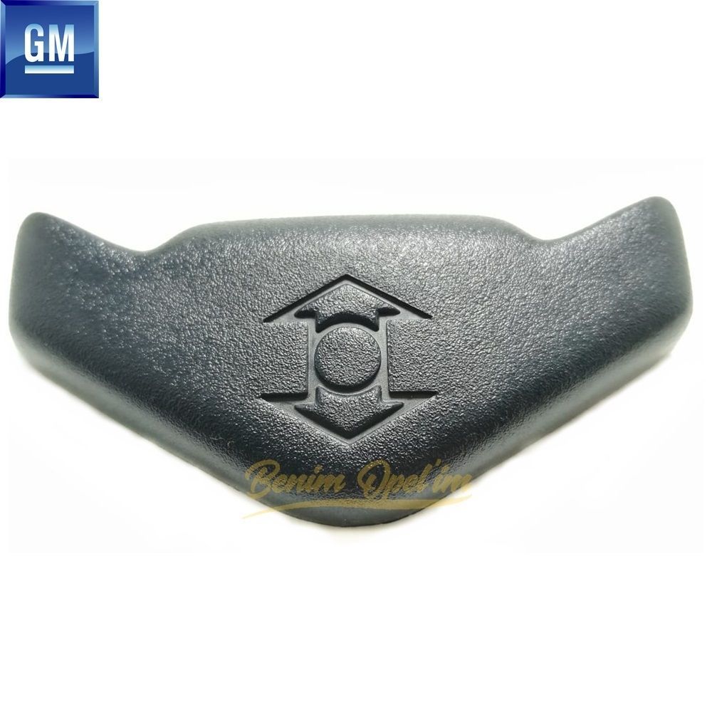 Opel Seat Belt Bolt Concealment Cover Black 1982, 2002 Model GM Original 197509 - 90254002