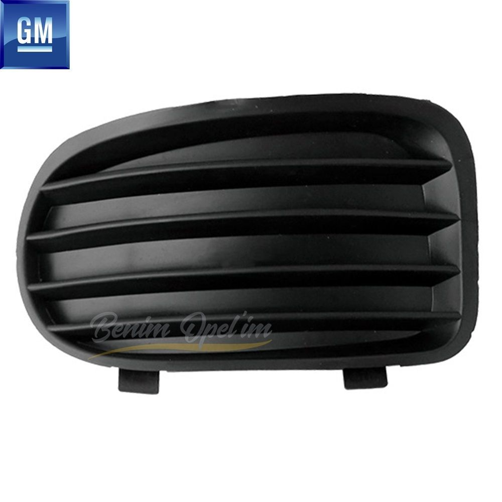 Opel Vectra B Left Fogless Bumper Fog Cover Black GM Genuine 1400649 - 90548323