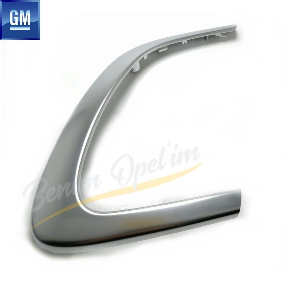 Opel Insingia A Left Rear Inner Opening Arm Cover Matte Chrome GM Genuine 2241300 - 13277648