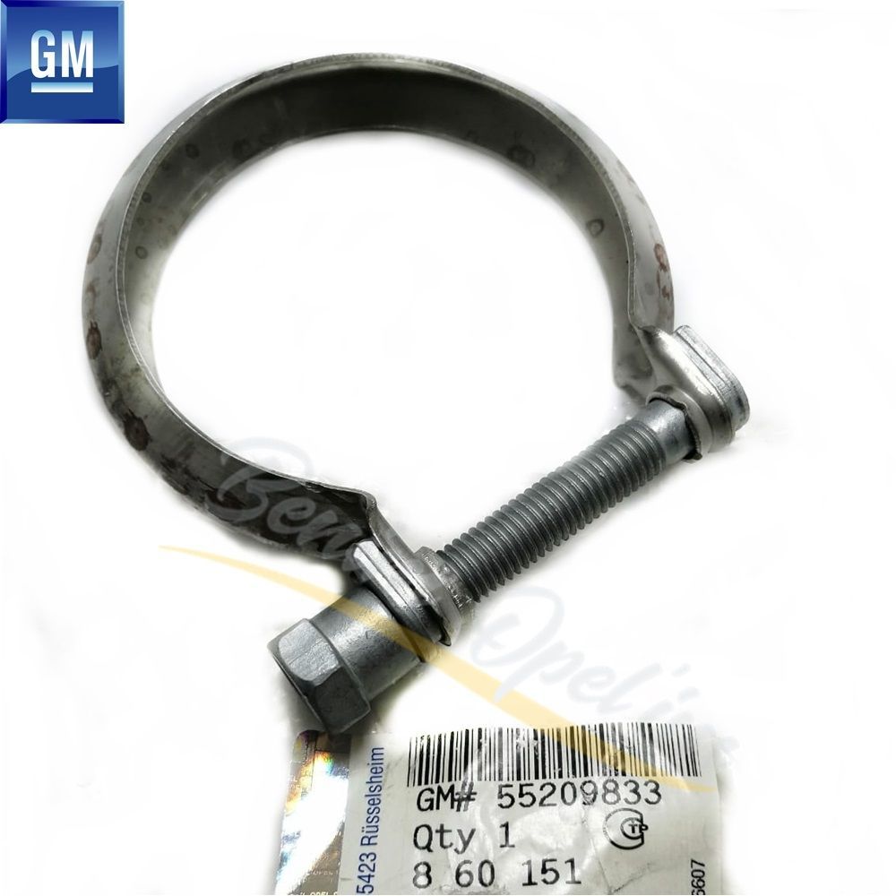 Product Code : 860151 - Turbo Catalytic Return Clamp 1.3 Opel Corsa D, Corsa E, Meriva B, Astra J, Combo D, Chevrolet Aveo T300 GM Genuine 860151 - 55209833