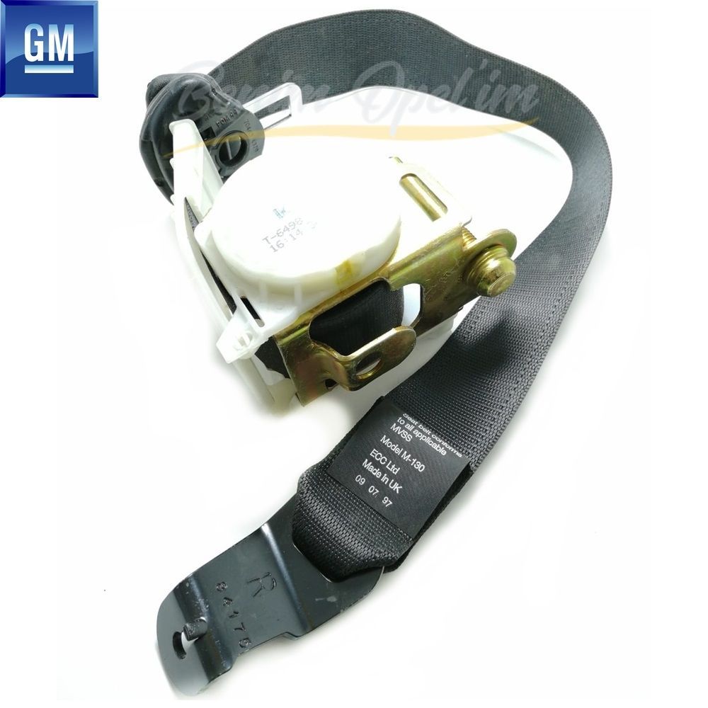 Product Code : 197202 - Opel Vectra B Right Front Seat Belt Black GM Genuine 197202 - 90462770