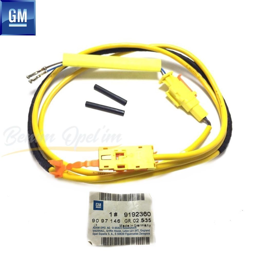 Opel Astra G Airbag Airbag Cable Yellow GM Genuine 9097146 - 919236