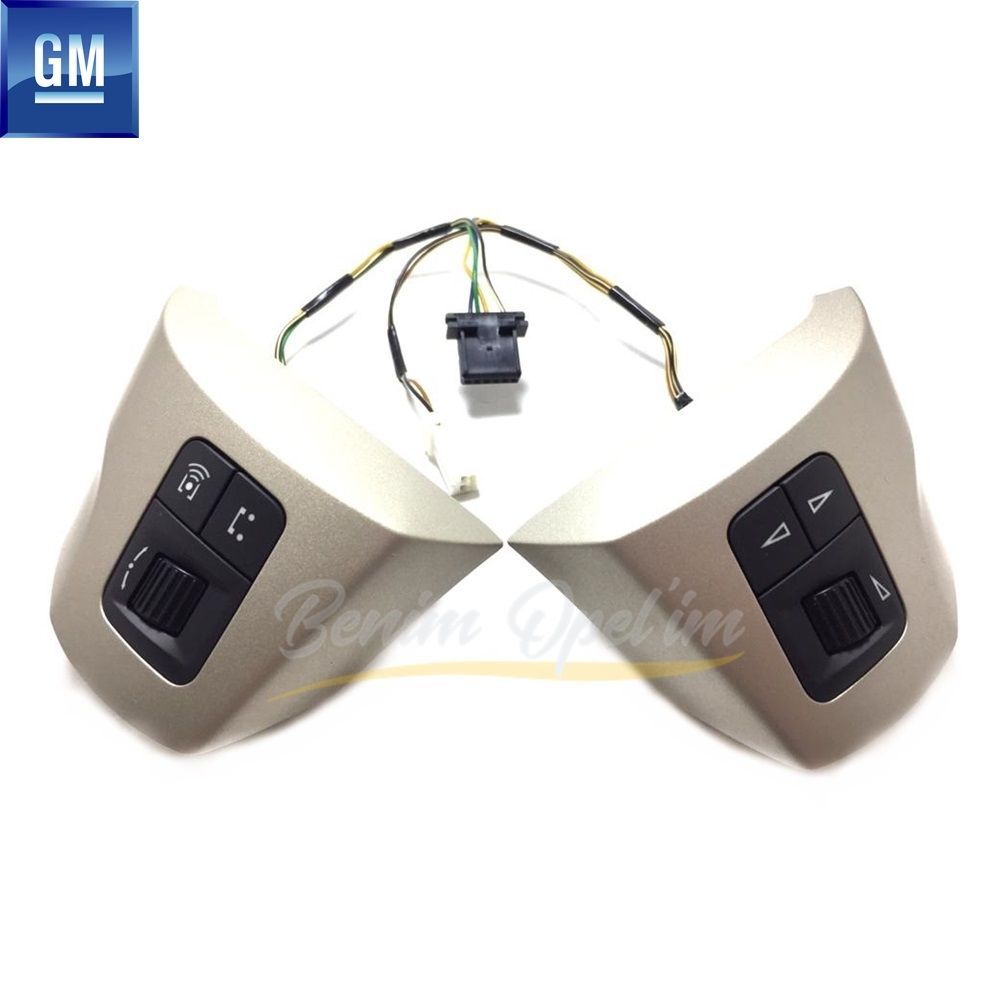 Product Code : 1612687 - Opel Corsa D Steering Wheel Radio Remote Control Grey GM Original 1612687 - 93189051