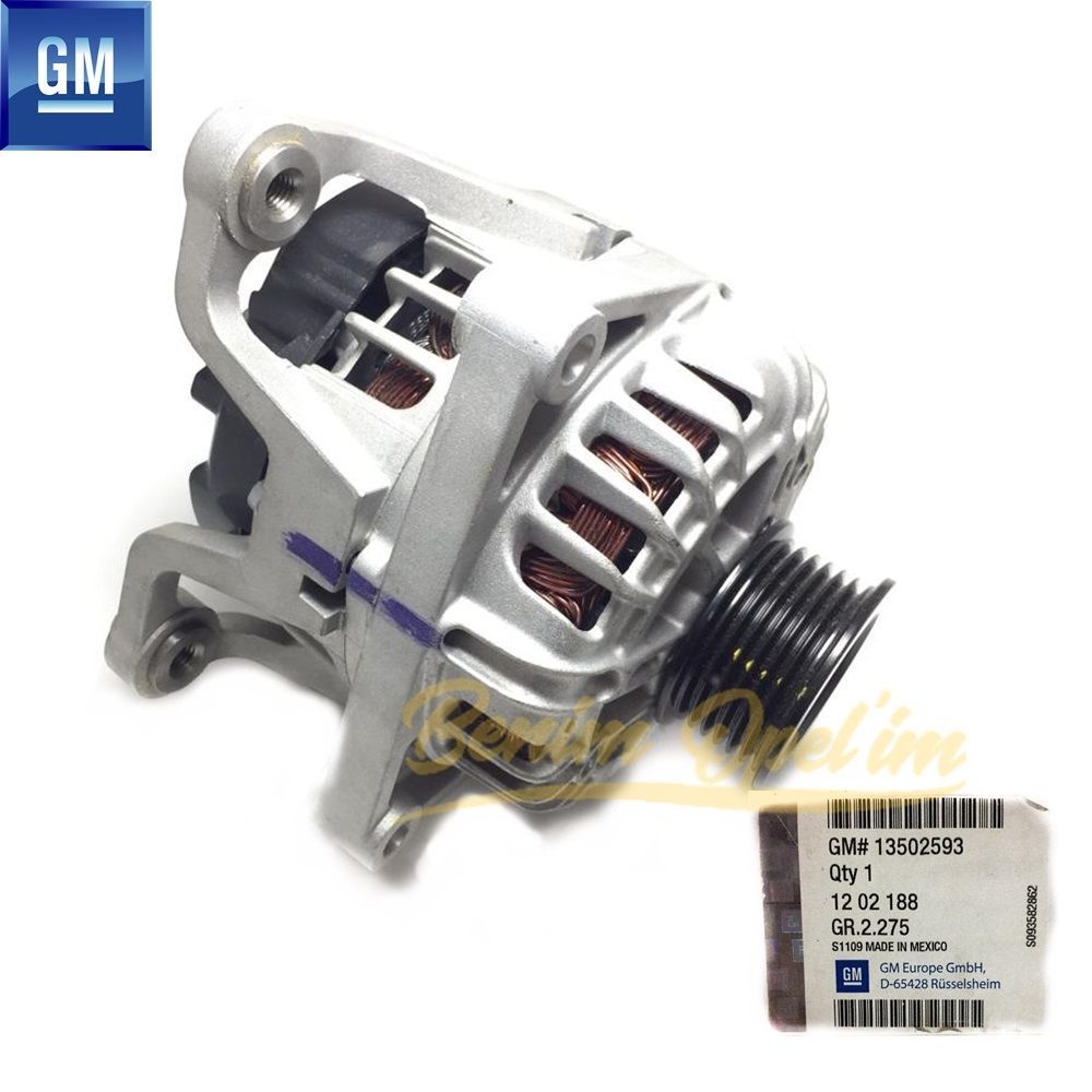 Alternator14V 140 Amp.2650767 291204120148 Opel Astra J, Astra J Gtc, Mokka, Zafira B, Zafira C GM Genuine 1202188 - 13502593