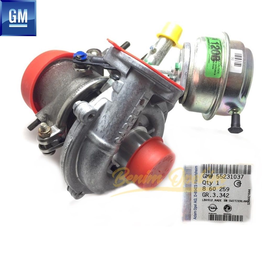 Product Code : 860259 - Turbo 1.3 Diesel Opel Meriva B, Corsa D, Chevrolet Aveo T300 GM Genuine 860259 - 55237520