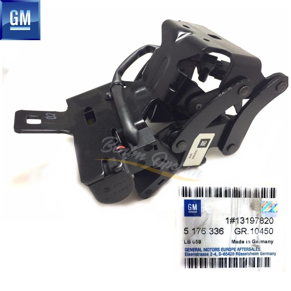 Opel Astra H Convertible Boot Lock GM Genuine 5176336 - 13197820