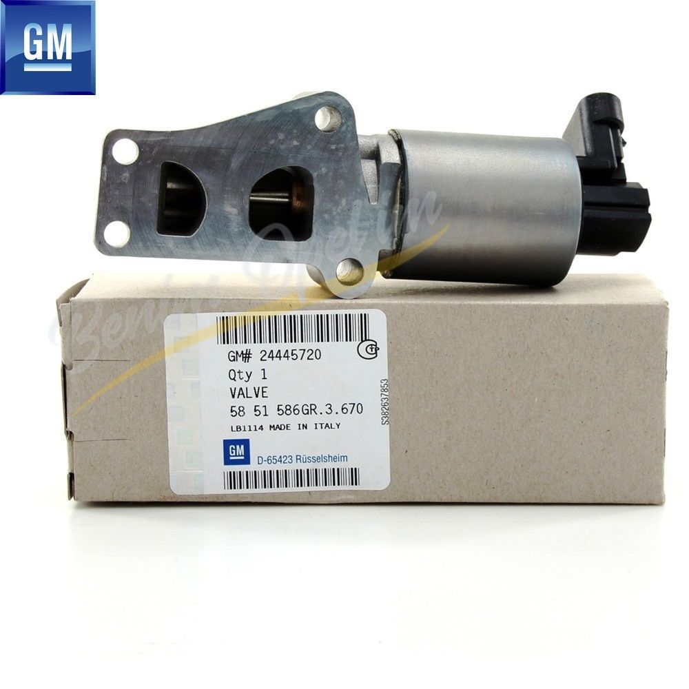 Product Code : 5851586 - Egr Valve 1.6/1.8 Opel Astra G, Astra H, Meriva A, Zafira A, Zafira B, Vectra C GM Genuine 5851586 - 24445720