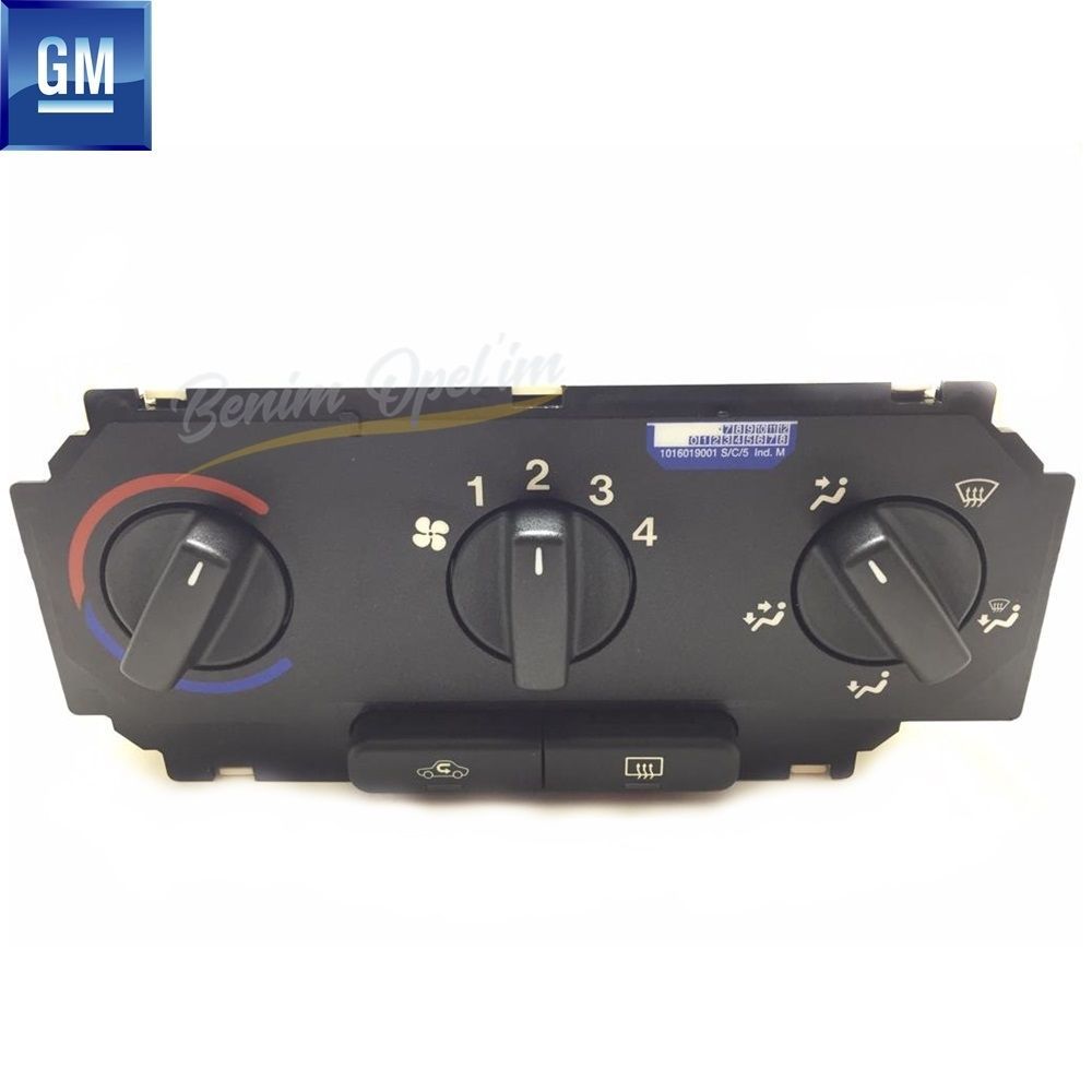 Opel Astra G, Zafira A Heater Control Panel GM Genuine 6822019 - 90437542