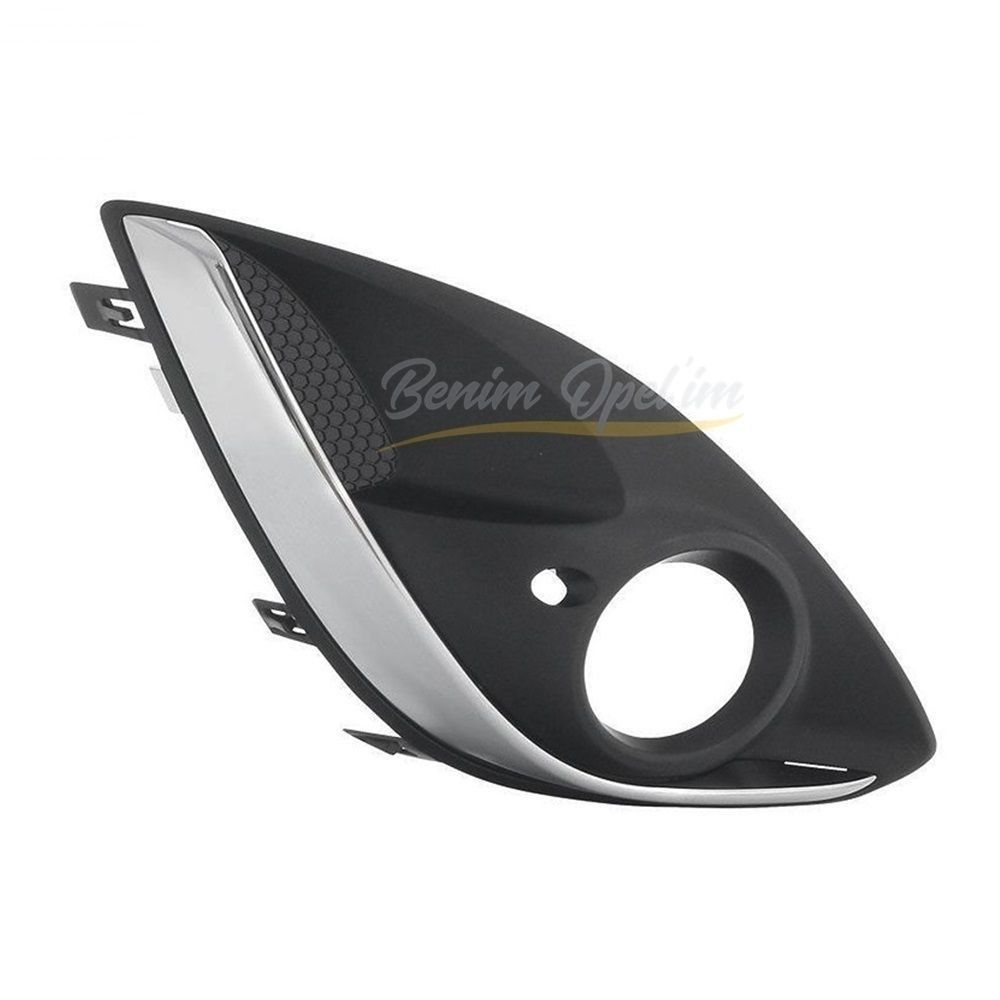 Product Code : 1400867İ - Opel Corsa D Foggy Front Bumper Right Fog Headlamp Cover Nickel Plated 1st Class Quality 1400867