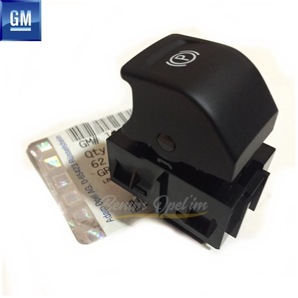 Electric Handbrake Parking Button Black Opel Astra J, Zafira C, Insignia A, Meriva B GM Genuine 6240706 - 13271123