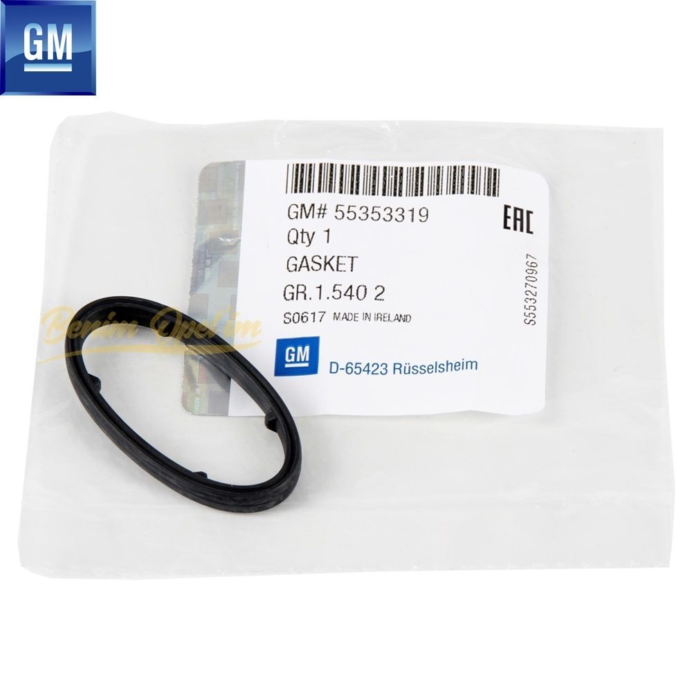 Product Code : 5650960 - Oil Cooler Gasket Astra H J, Mokka, Insignia A, Corsa D E, Meriva A, Zafira B C, Vectra C, Aveo, Trax, Cruze GM Genuine 5650960 - 55353319