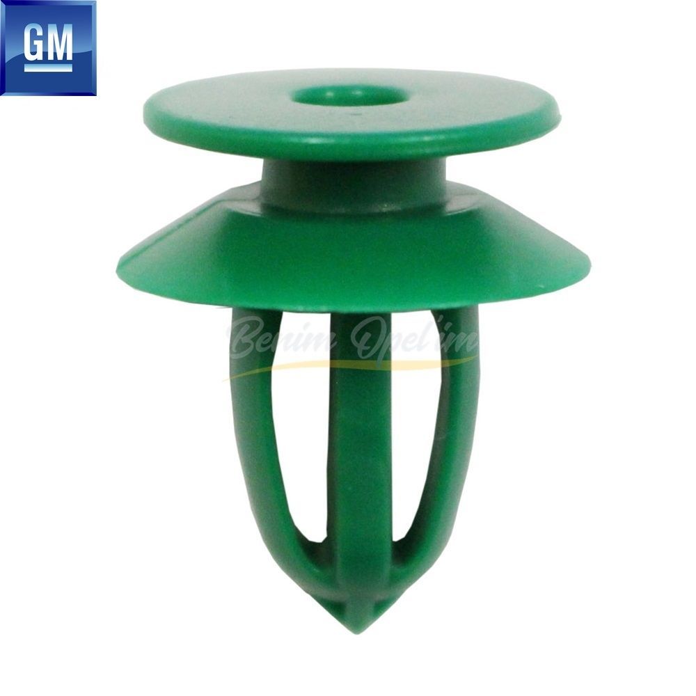 Door Trim Clip 14MM Green Opel Astra J, Meriva B, Corsa E, Insignia A, Adam, Zafira C, Chevrolet Cruze GM Genuine 7231992 - 13252119