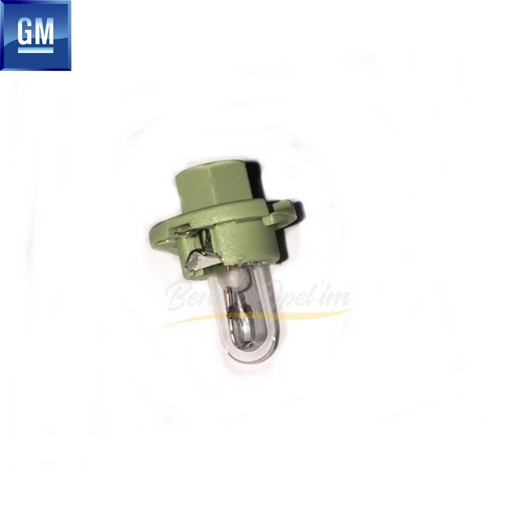 Indicator Bulb Short Socket 12V 2.0W Green Opel Astra G H, Meriva A, Omega B, Corsa B C, Vectra B C, Zafira A, Tigra B, Vivaro A GM Genuine 2098925 - 90566032