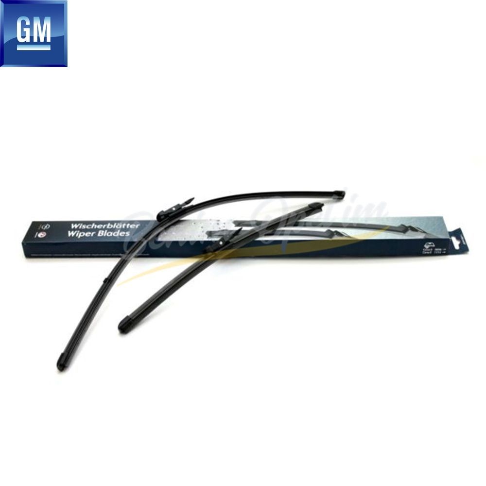 Product Code : 1272111 - Opel Corsa D, Corsa E Banana Type Front Wiper Broom Set GM Genuine 1272111 - 95516013