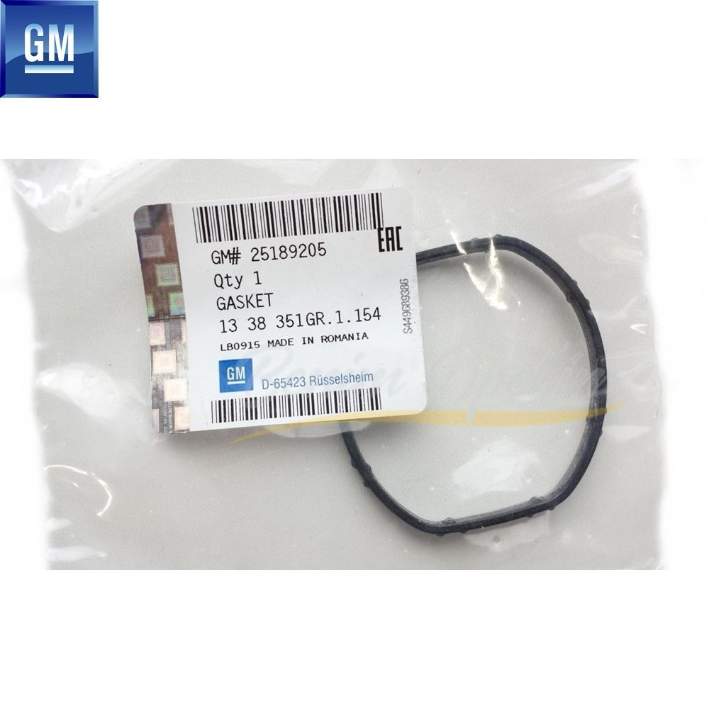 Product Code : 1338351 - Thermostat Gasket 1.6/1.8 Astra H, Astra J, Mokka, Insignia, Vectra C, Meriva A, Zafira B C, Aveo, Cruze GM Genuine 1338351 - 25189205