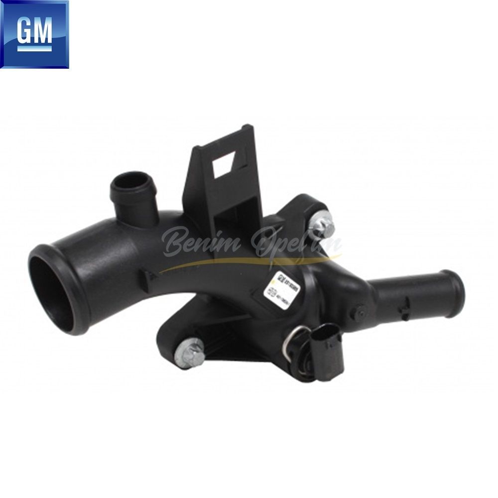 Thermostat Housing 1.2/1.4 Corsa D, Corsa E, Astra J, Meriva B, Aveo T300, Cruze GM Genuine 1338487 - 25192985