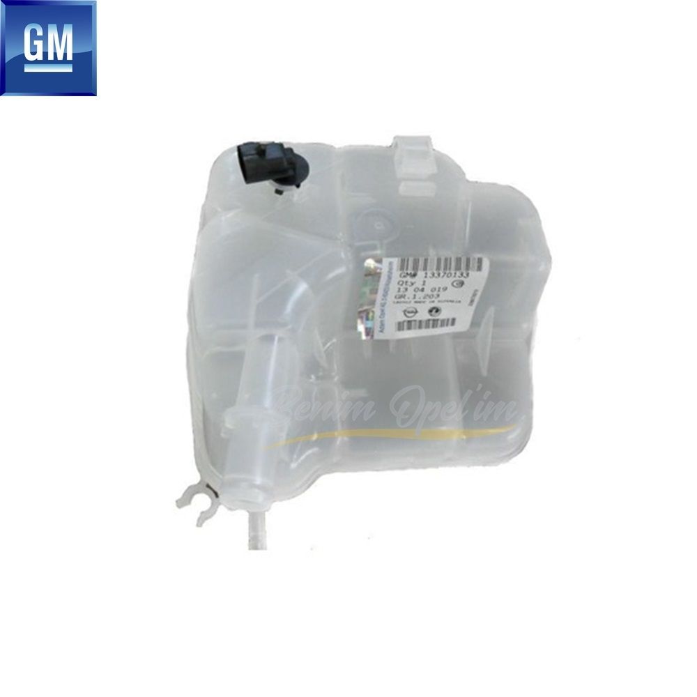 Opel Astra J Radiator Replacement Water Tank with Sensor GM Original 1304019 - 13370133