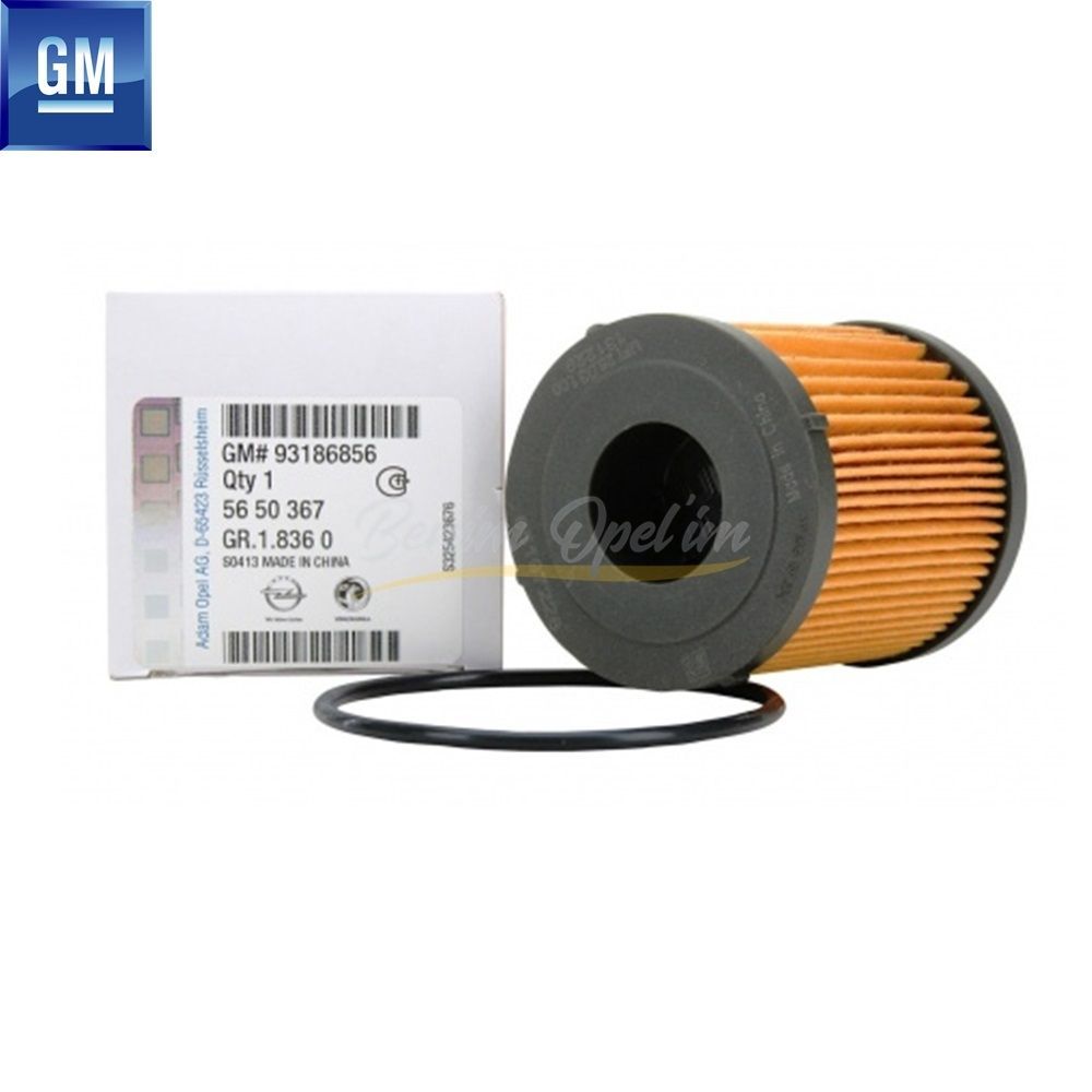 Product Code : 5650367 - Oil Filter 1.3 Diesel Opel Astra H, Tigra B, Corsa C, Corsa D, Meriva A GM Genuine 5650367 - 93186856