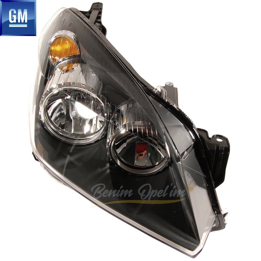 Product Code : 1216562 - Opel Astra H Right Headlamp Black (Passenger Side) GM Genuine 1216562 - 93178636