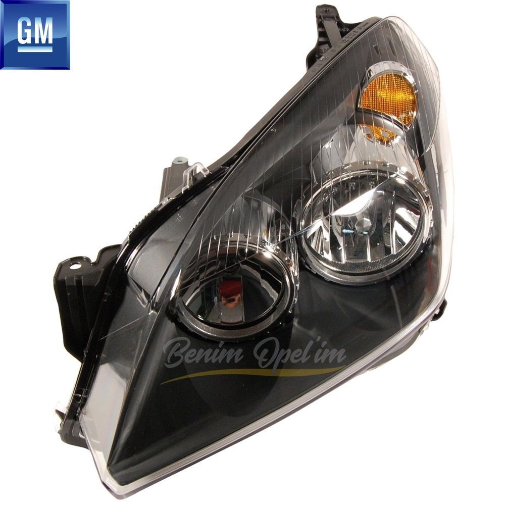 Product Code : 93178635 - Opel Astra H Left Headlamp Black (Driver Side) GM Genuine 93178635 - 1216561