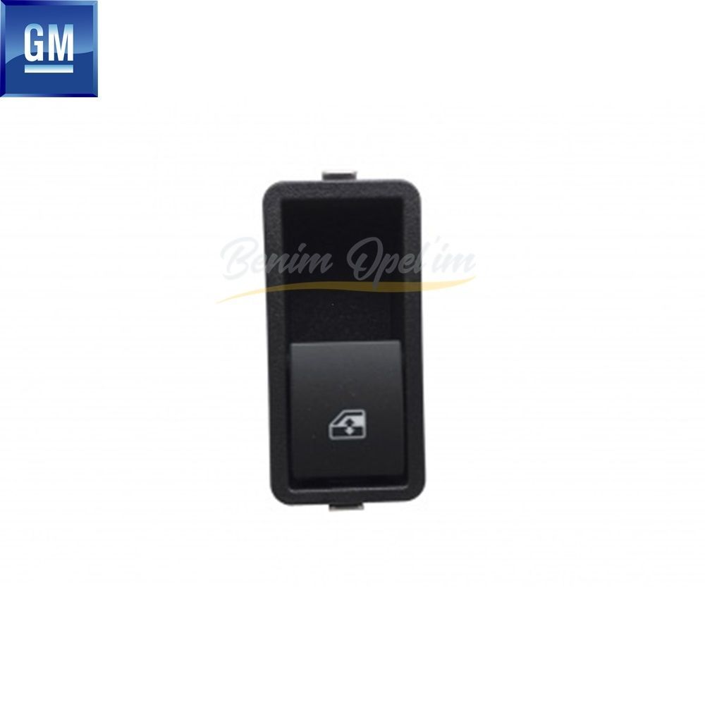 Opel Astra H, Zafira B Rear Window Open Button Black GM Genuine 6240445 - 6240358