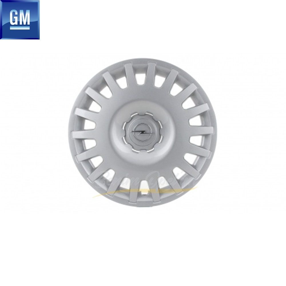 Opel Astra H, Zafira B Wheel Cover Grey 6.5Jx15 15 Inch 1 Piece Price GM Genuine 6006069 - 13117053 - 13117053