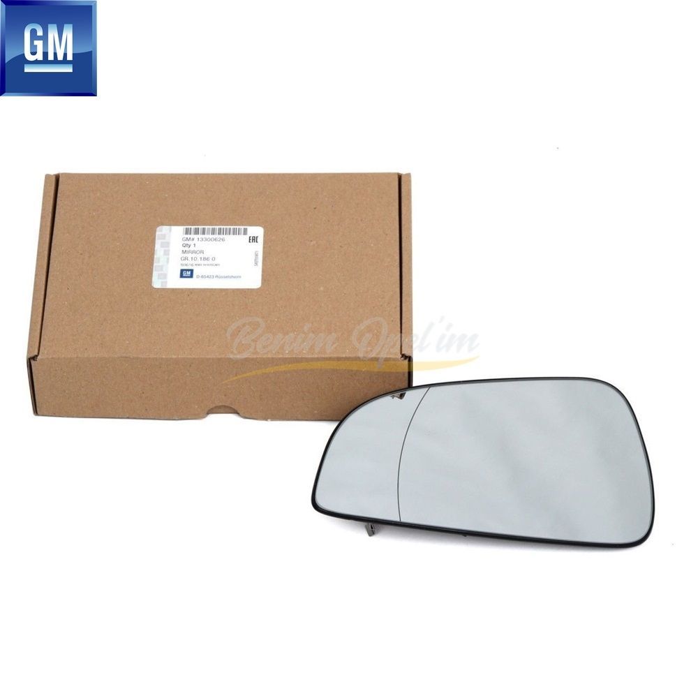 Product Code : 1428358 - Opel Astra H Wide Angle Electric Left Exterior Rear View Mirror Glass (2010 And Later) GM Genuine 1428358 - 13300626