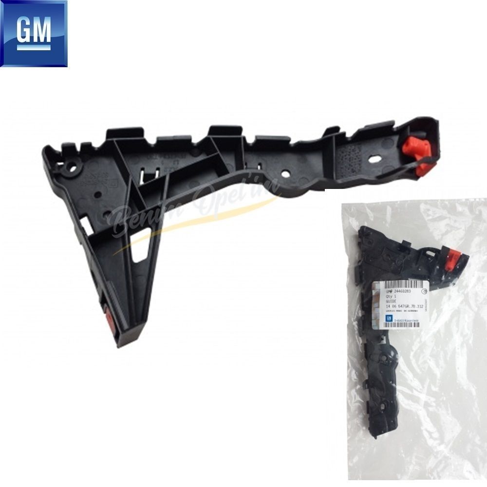 Opel Astra H Left Front Bumper Mount (Bracket) GM Genuine 1406547 - 24460283