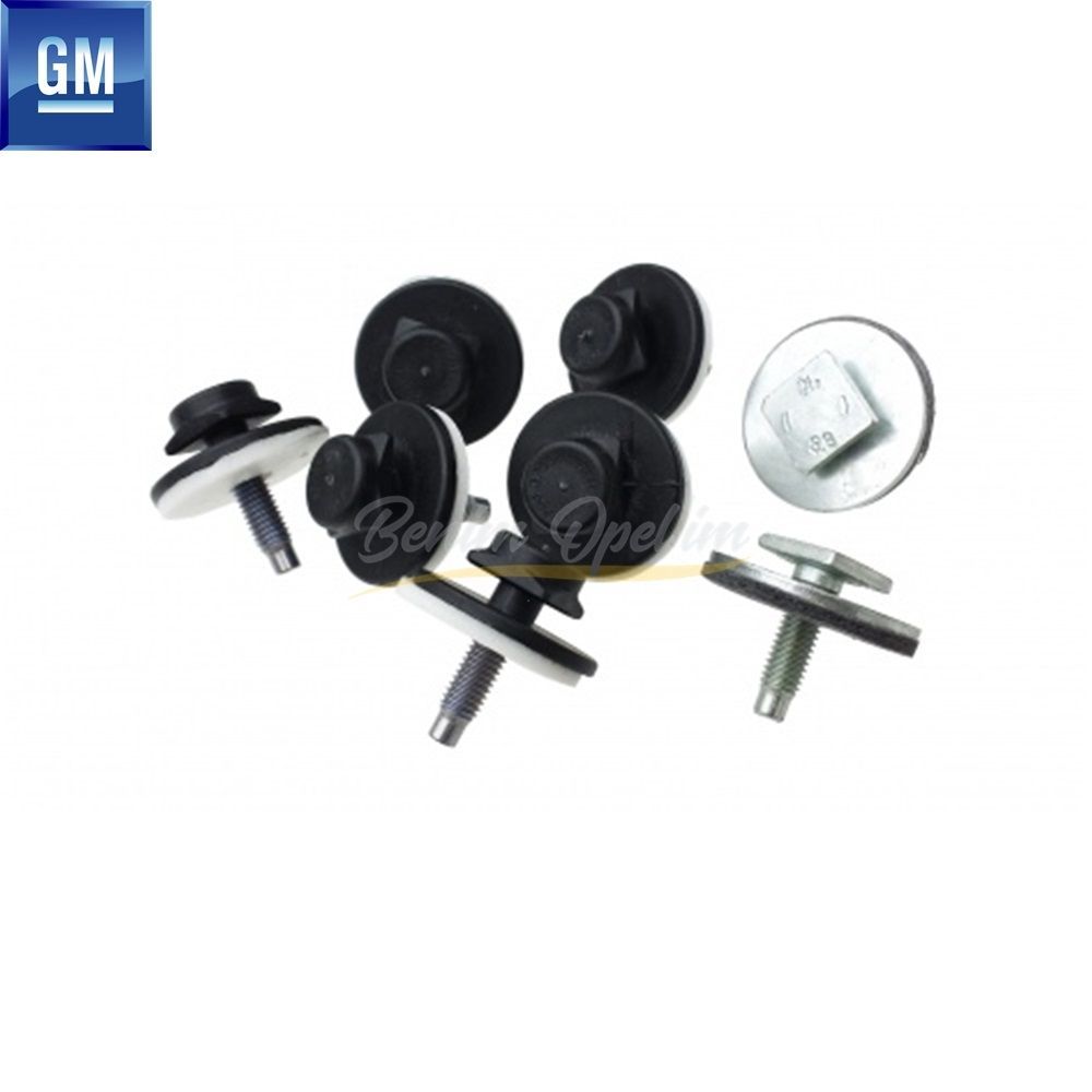 Product Code : 176184 - Opel Astra H, Zafira B Trunk Nickelage Bolt Kit (8Li) GM Genuine 176184 - 13266467