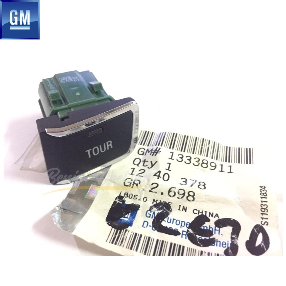 Product Code : 1240378 - Opel Astra J Chrome Framed Tour Mode Button GM Genuine 1240378 - 13338911