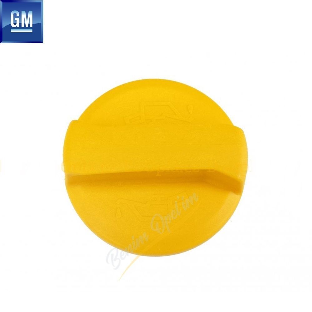 Engine Oil Cap Yellow 1.4/1.6/1.8 Opel Vectra B C, Astra F G, Zafira A B, Corsa B C, Astra H, Tigra, Meriva A GM Genuine captiva epica