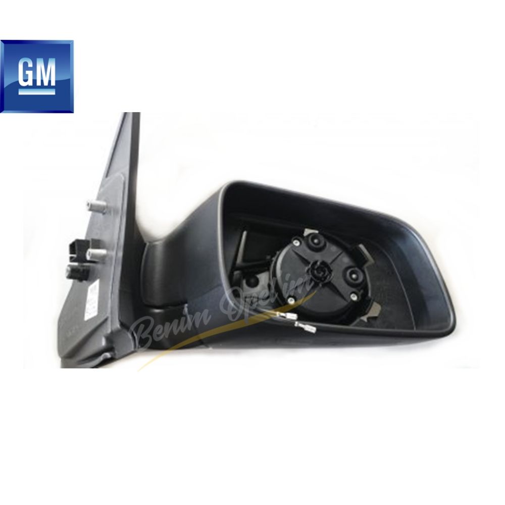 Opel Astra G Electric Right Outside Rear View Mirror Smoked GM Original 6428081 - 9142146