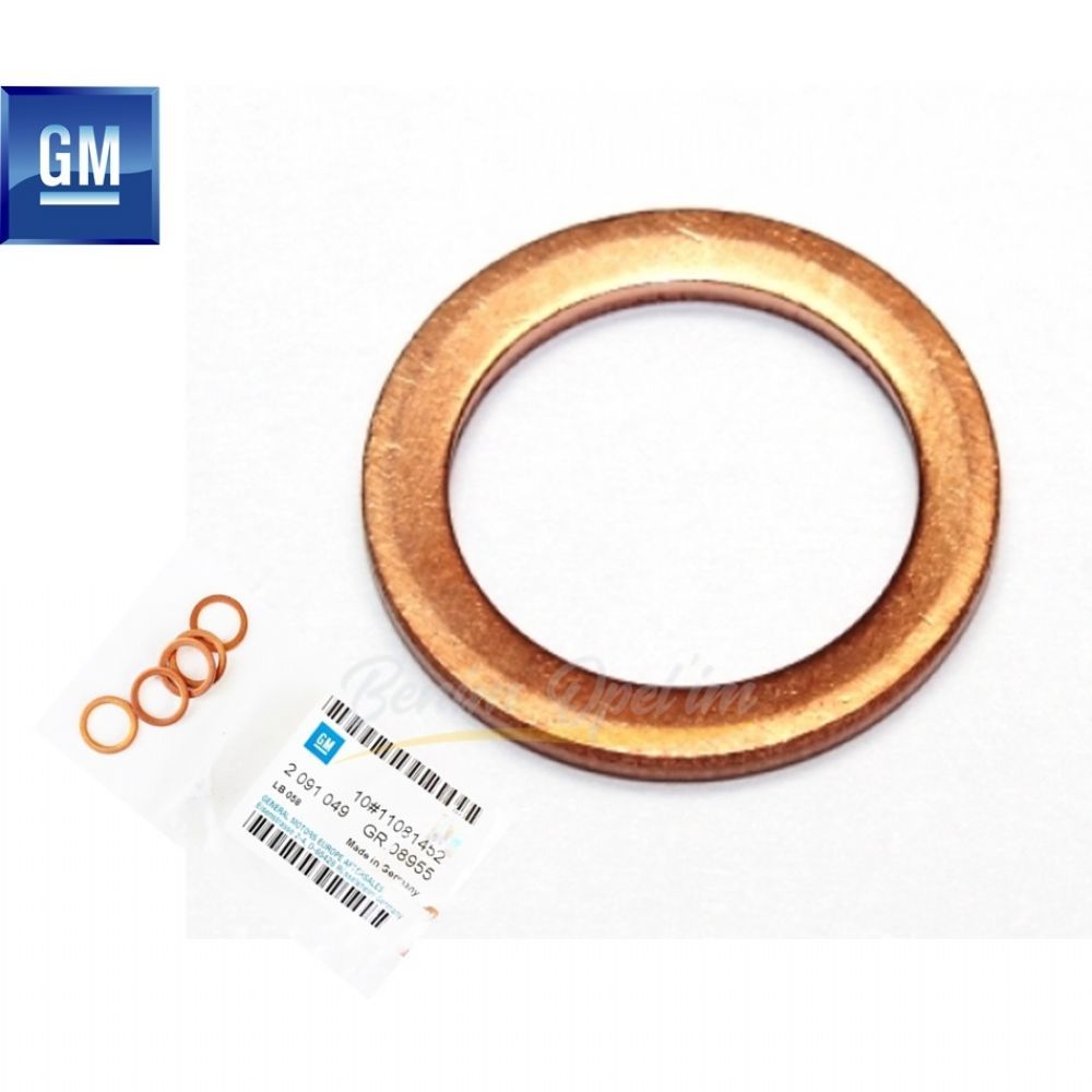 Product Code : 2091049 - Opel Oil Feed Pipe Sealing Gasket 12X17 GM Genuine 2091049 - 11081452