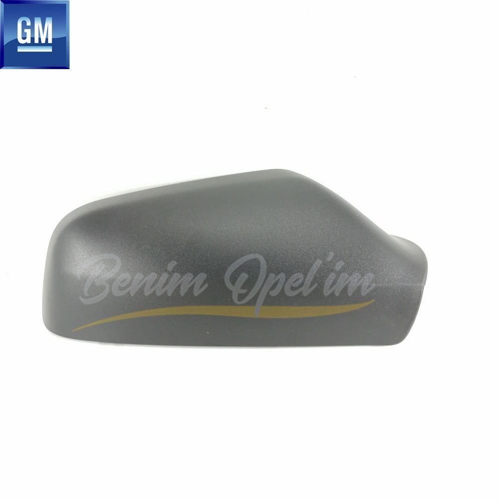 Opel Astra G Right Outside Rear View Mirror Cover Smoked GM Original 1428859 - 9196914